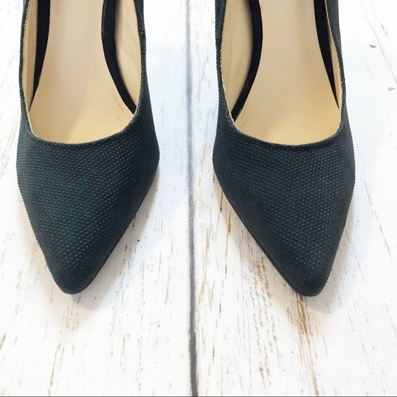 Navy blue Nine West navy blue pointed toe heels 5M - Picture 4 of 10